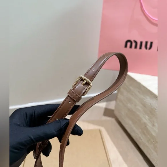 Miu Miu Straw Tote Bag Large Shoulder Bag 31x27cm - Picture 6 of 9